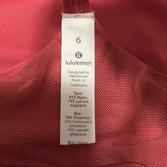 Lululemon Y Tank - Size 6 - Picture 4 of 4